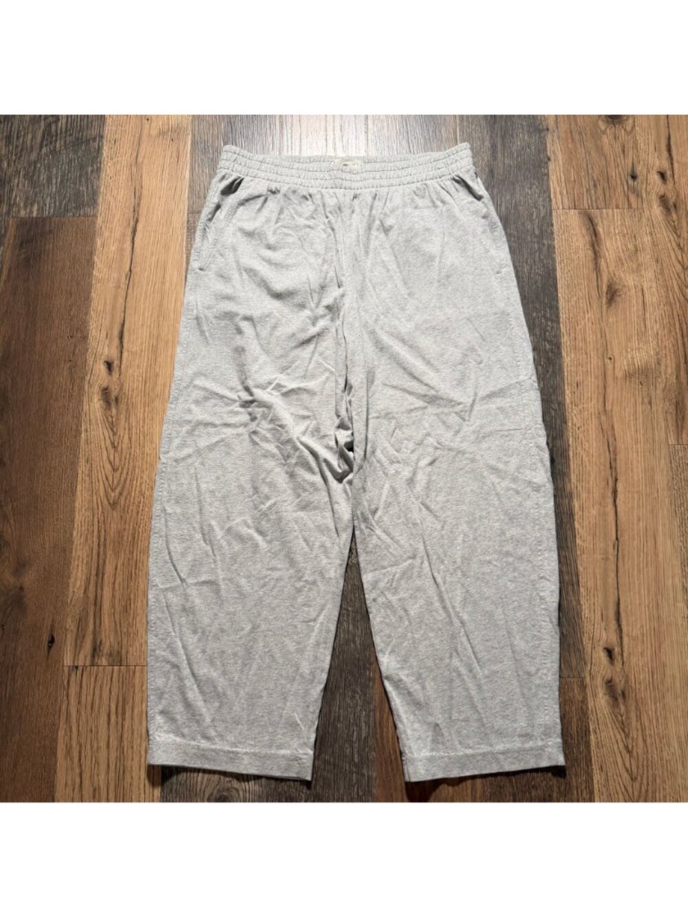 Everlane The Off-Duty Barrel Pant Pale Heather Grey Size XL NWT - Picture 2 of 5